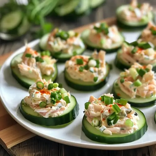Bouchées Concombre Thon - Apéro Léger & Savoureux !