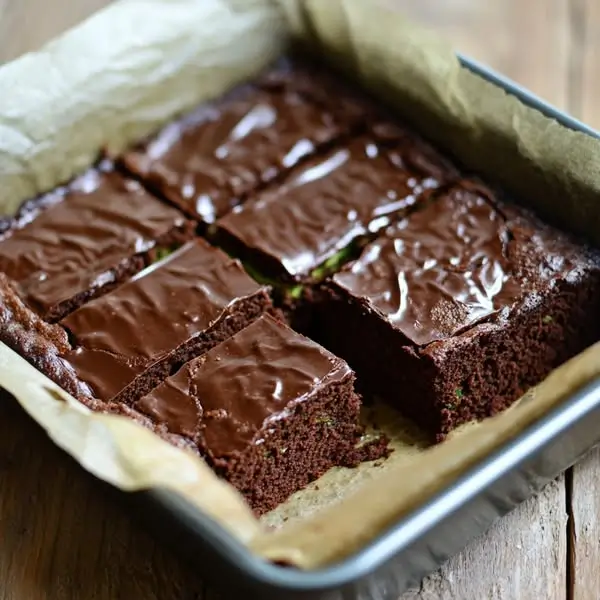 Moelleux au chocolat et courgette (sans matière grasse, sans sucre)