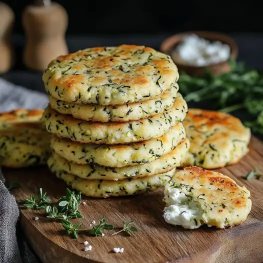 Cookies Salés Courgette Râpée et Chèvre