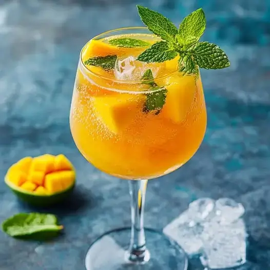 Spritz Tropical à la Mangue, Fleur de Sureau et Menthe Glacée : L'Échappée Belle en un Verre