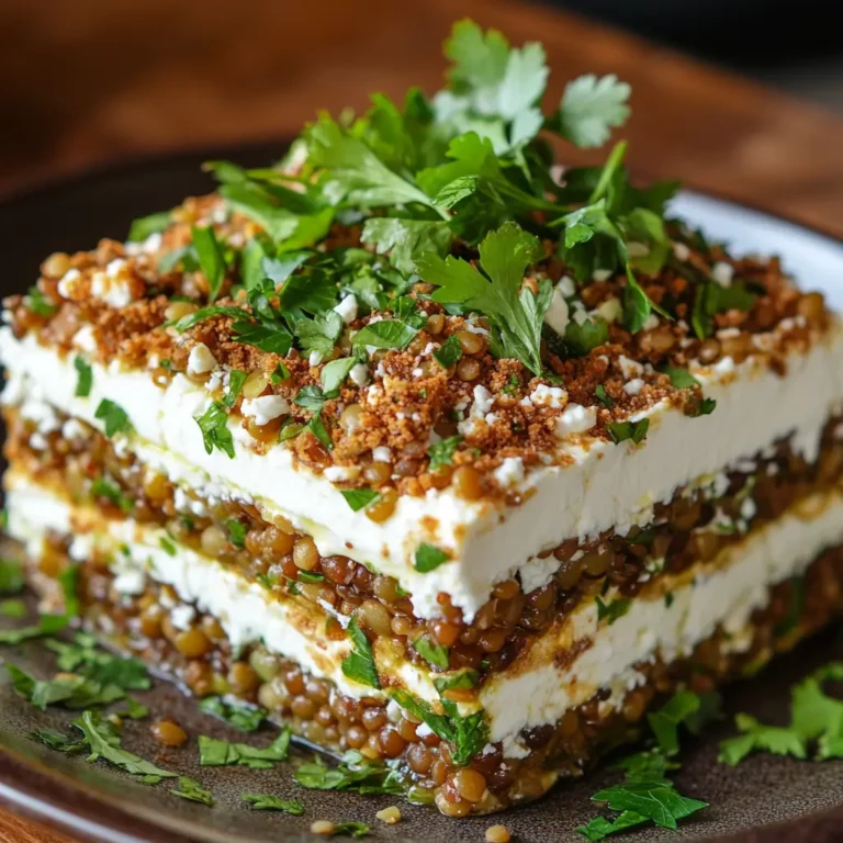 Tiramisu Lentilles Feta