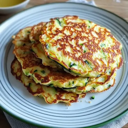 Pancakes Salés aux Courgettes et Mozzarella Fondante