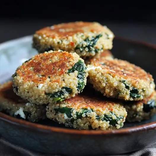 Palets Végétariens Quinoa, Épinards et Feta