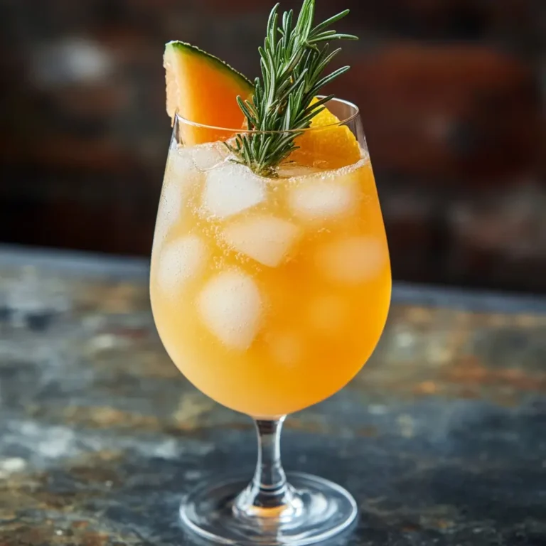 Spritz Melon, Citron et Romarin : Une Recette Rafraîchissante et Facile