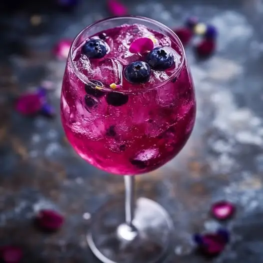 Spritz Myrtille-Violette & Crème de Cassis