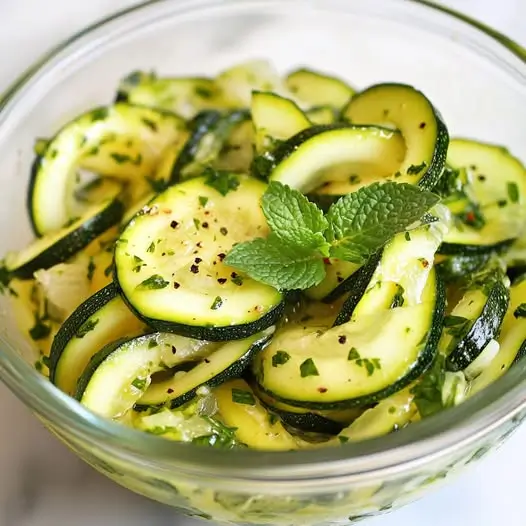 Ceviche de Courgettes, Citron Vert & Menthe Fraîche : L'Explosion de Fraîcheur de l'Été