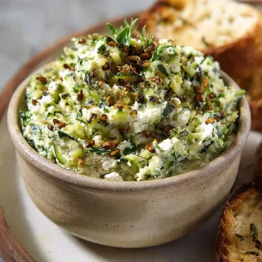 Rillettes de Courgettes au Fromage Frais et Cumin Torréfié