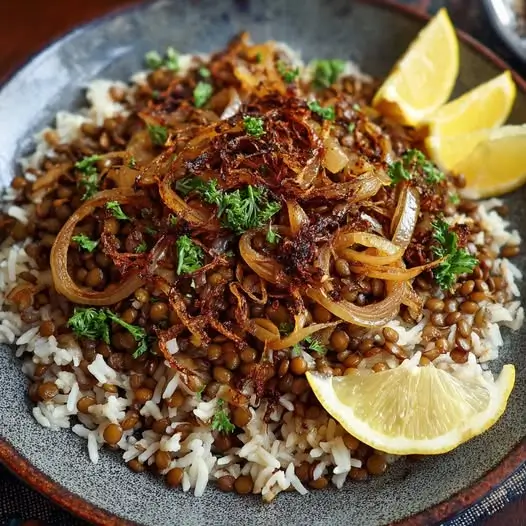 Mujadara Traditionnel Libanais