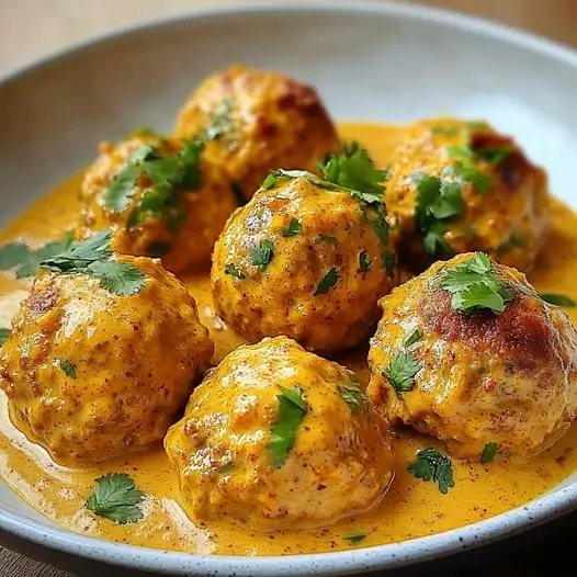 Boulettes de Butternut Épicée et Haricots Blancs à la Sauce Curry Coco