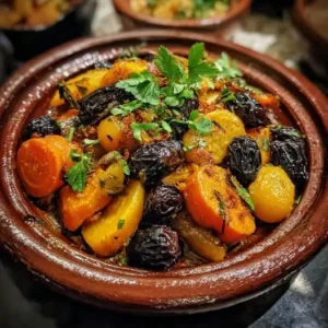 Tajine de Légumes d’Automne et Pruneaux