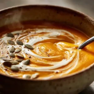 Velouté de Courge Butternut, Gingembre et Coco