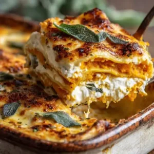Lasagnes de Courge Butternut et Chèvre Frais à la Sauge