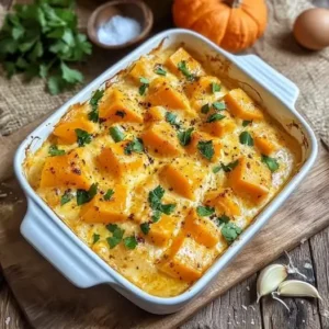 Gratin Exotique Butternut et Coco au Curry