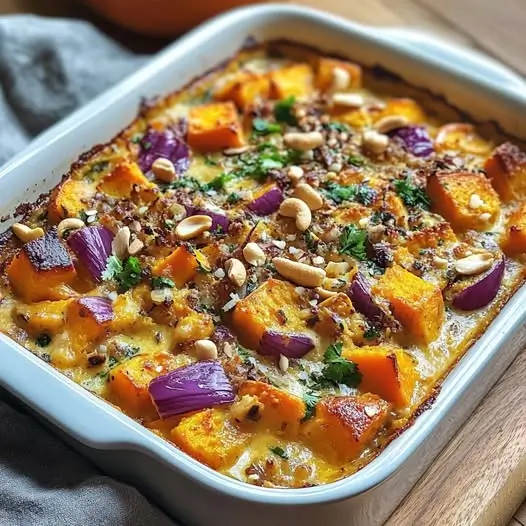 Gratin de Légumes d'Automne Coco et Curry