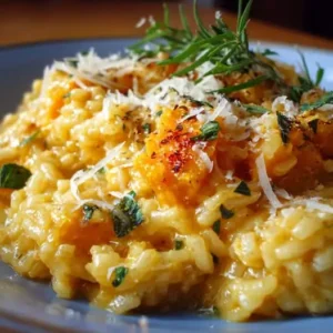 Risotto Crémeux au Potimarron et Parmesan
