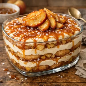 Tiramisu Caramel Beurre Salé & Pommes Recette Gourmande
