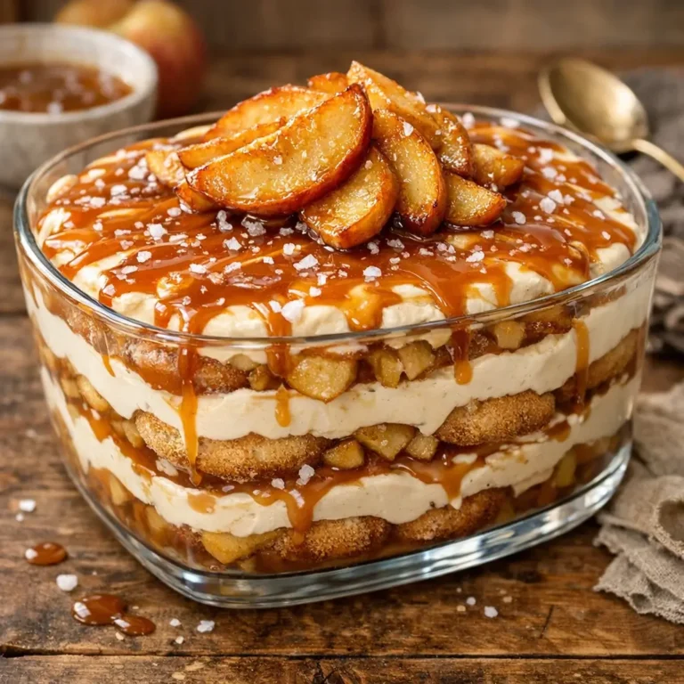 Tiramisu Caramel Beurre Salé & Pommes Recette Gourmande