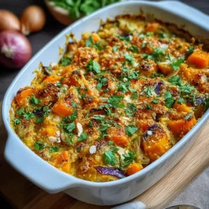 Gratin de Légumes d'Automne Coco et Curry