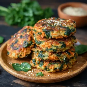 Galettes de Patates Douces & Épinards