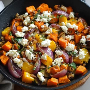 Poêlée de Légumes d'Automne au Chèvre et Miel