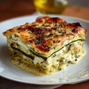 Lasagnes aux Courgettes et à la Feta