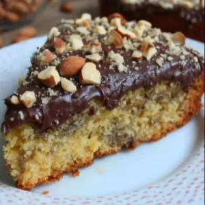 Gâteau à la Ricotta, Noisette et Chocolat