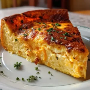 Clafoutis Salé : Butternut Rôtie, Ricotta Crémeuse et Romarin