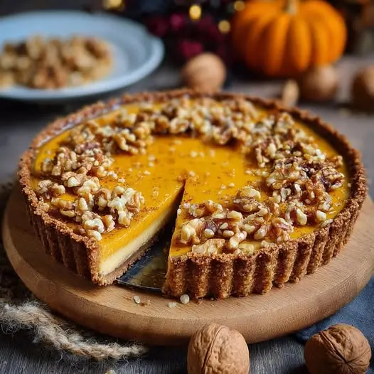 Potiron Velouté, Miel Caramélisé et Noix Épicées