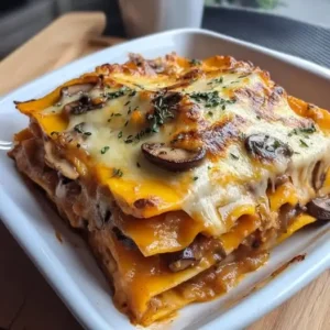 Lasagnes Végétariennes : Butternut Fondant et Champignons Crémeux
