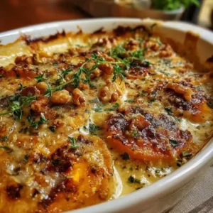 Gratin de Potimarron aux Noix et Comté