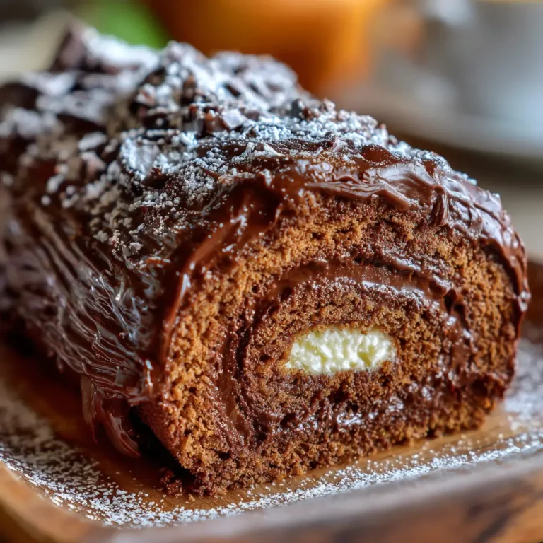 Bûche de Noël au chocolat