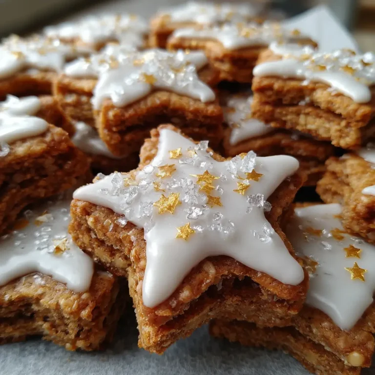 Étoiles à la Cannelle et Glaçage Royal