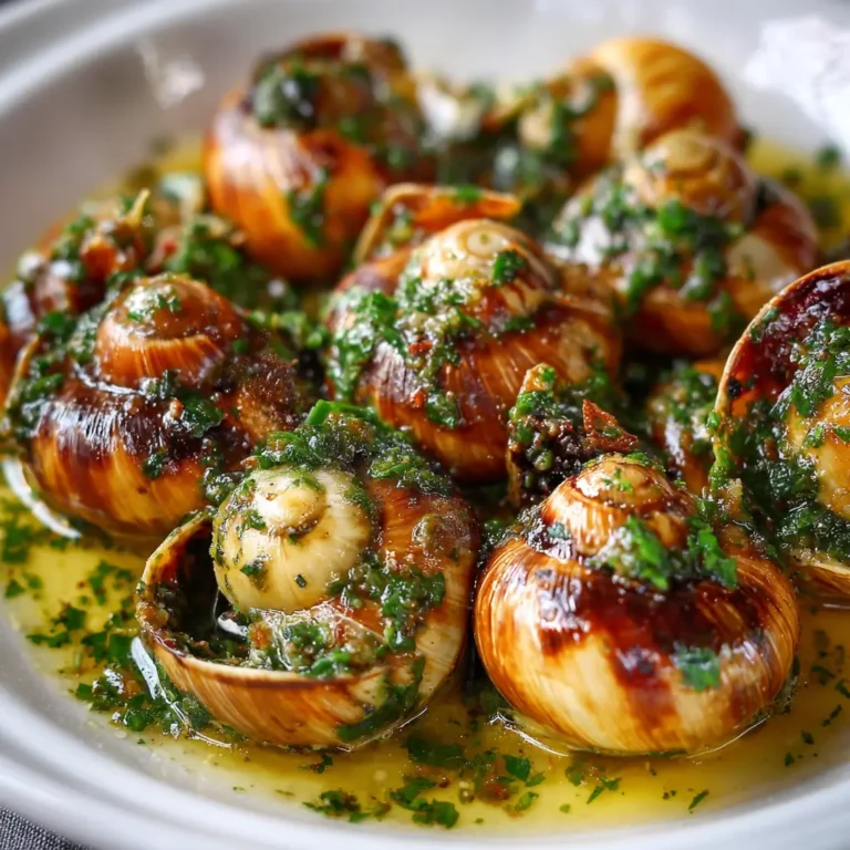Escargots de Bourgogne au beurre persillé