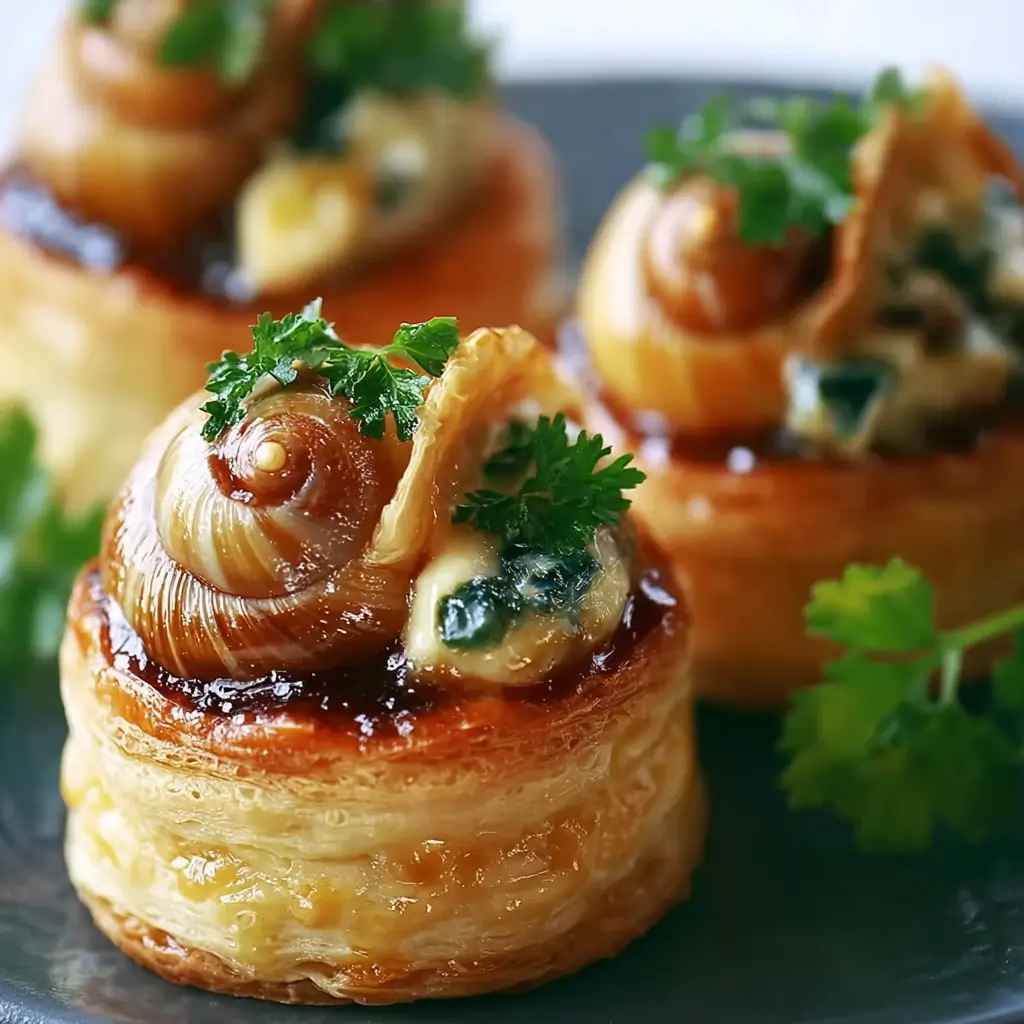 Mini vol-au-vent aux escargots