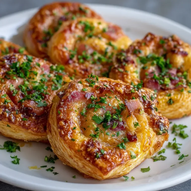 Palmiers feuilletés au jambon et gruyère