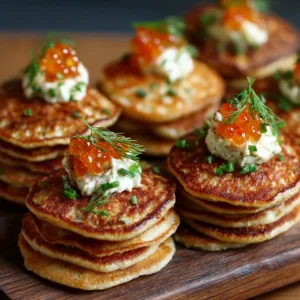 Blinis maison à la farine de sarrasin
