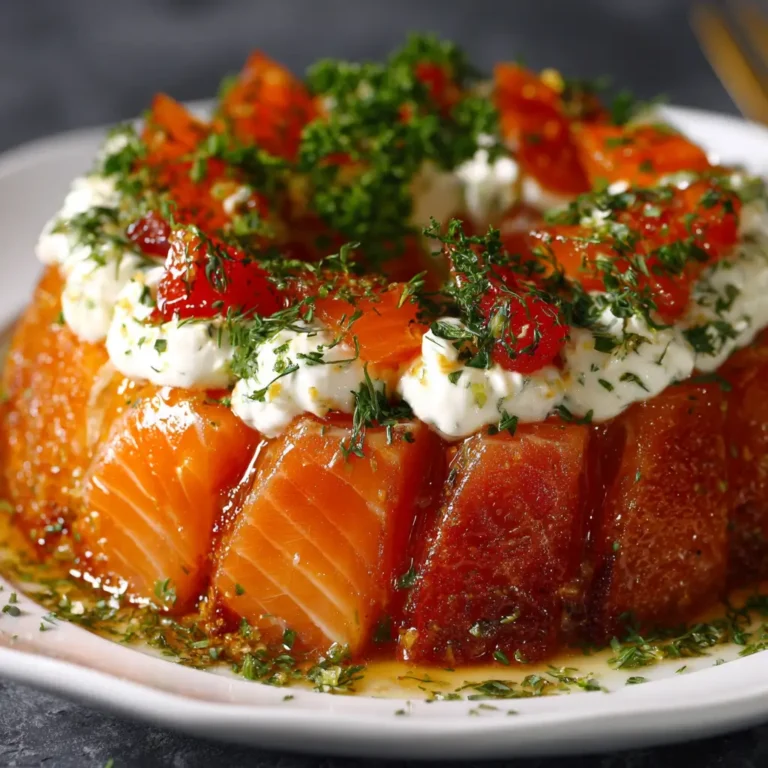 Dôme de Saumon Fumé au Fromage Frais
