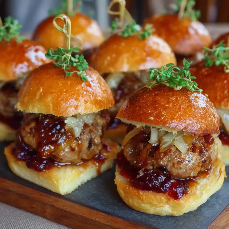 Mini burgers au foie gras et confit d'oignons