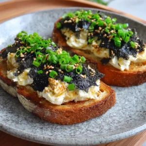 Toasts de radis noir et tarama