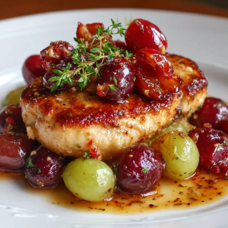 Escalope de foie gras aux raisins