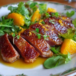 Magret de Canard à l'Orange et Miel