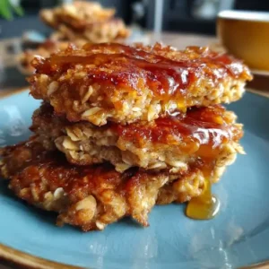 Galettes Minceur : Flocons d’Avoine, Pomme Râpée et Miel Cannelle