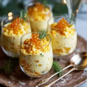 Œufs Mimosa en Verrines