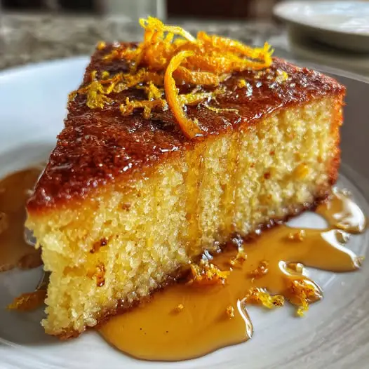 Gâteau de Semoule à l’Orange