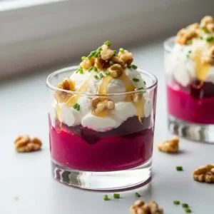 Betterave, Chèvre Frais, Miel et Noix