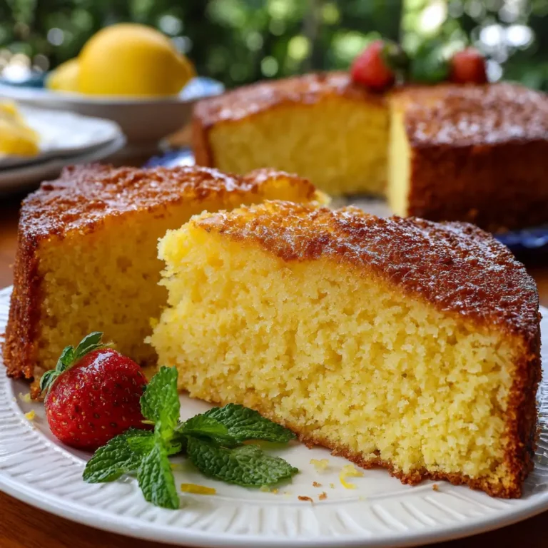 Cake Citron Ultra Moelleux