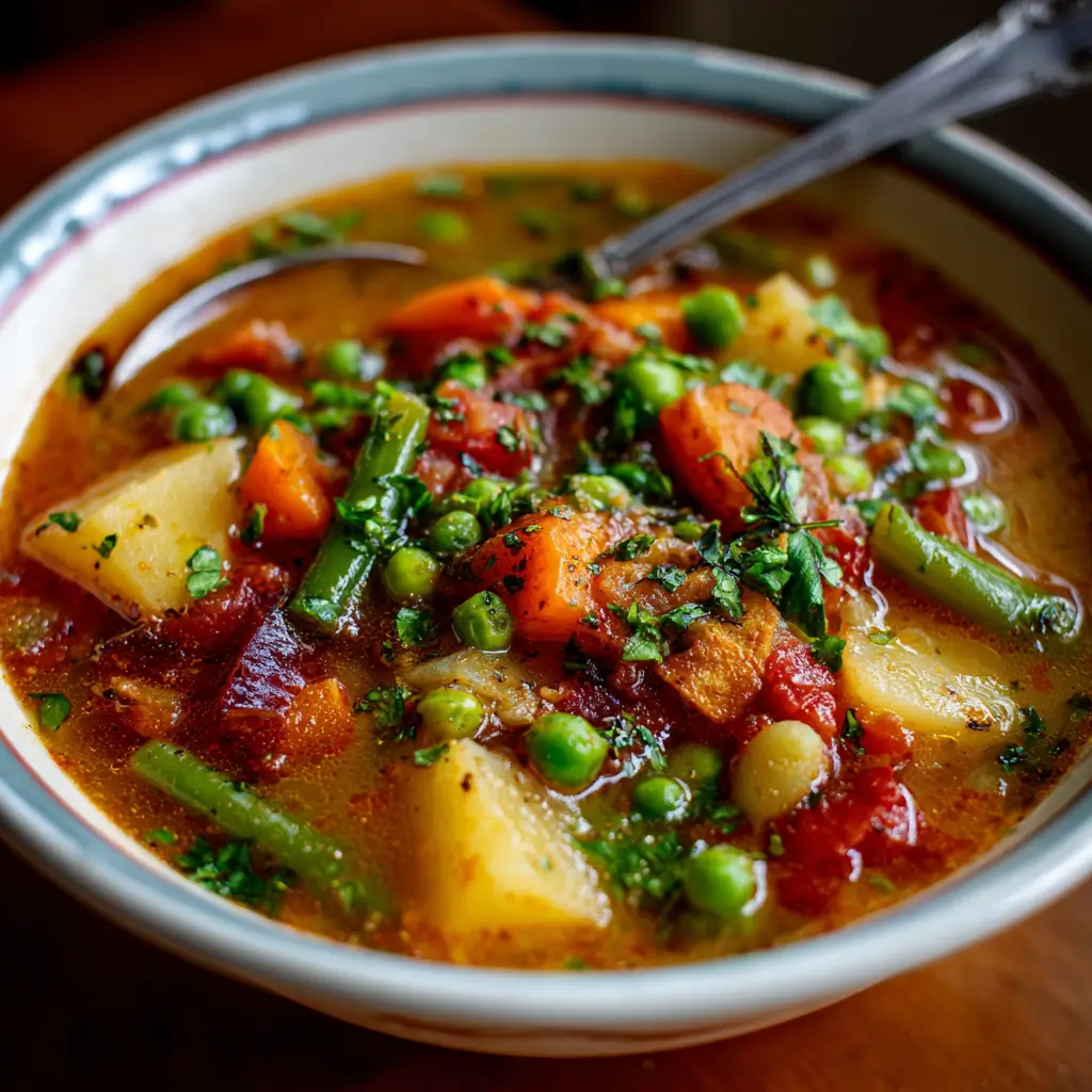 Soupe de légumes maison