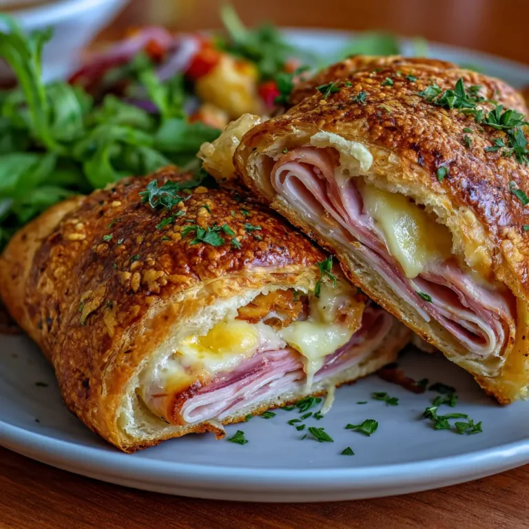 Roulés Jambon Fromage