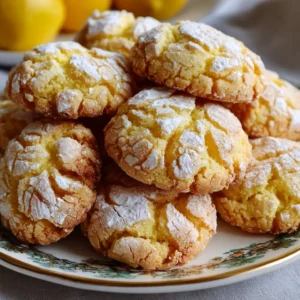 Crinkles au citron