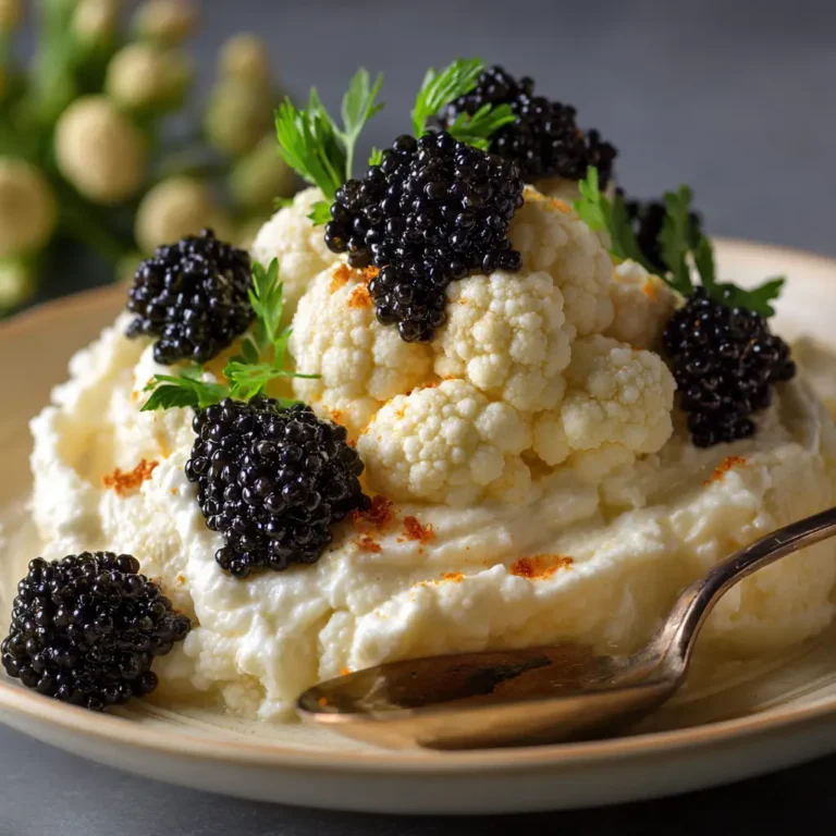 Crème de Chou-fleur et Caviar